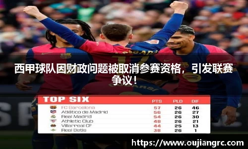 西甲球队因财政问题被取消参赛资格，引发联赛争议！